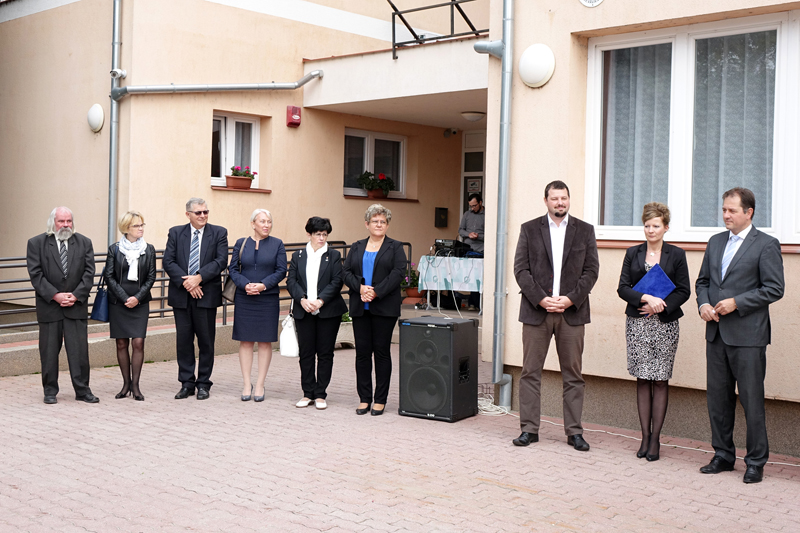 A sajtótájékoztatón részt vettek az érintett iskolák igazgatói is. Fotó: Gyulai Tankerületi Központ – Oláh Szabolcs